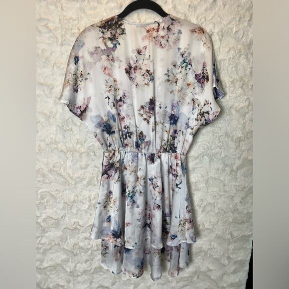 Show Me Your MuMu Floral Shawna Fit and Flare Mini Dress Size Small Womens - Picture 9 of 13